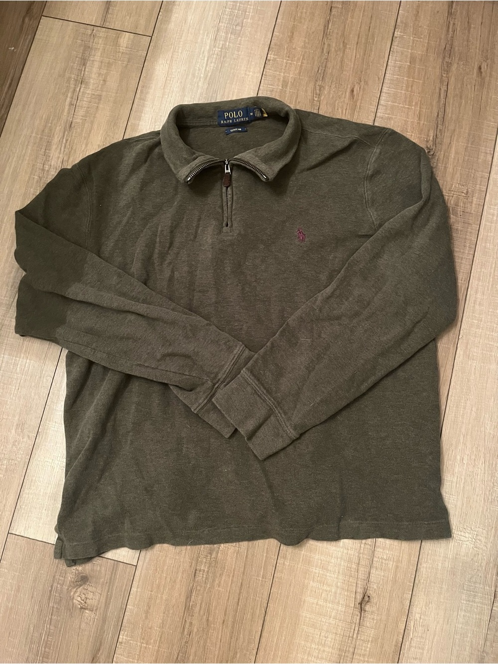 Polo by Ralph Lauren Olive Green Half-Zip Pullover